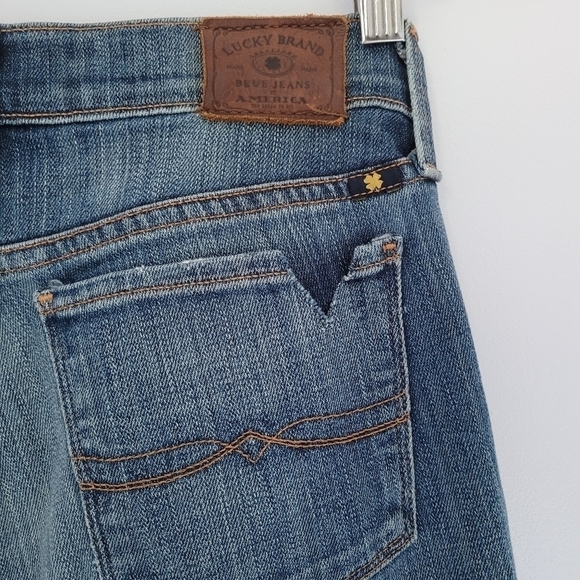 LUCKY BRAND Brooke Frayed Hem Ankle Crop Jeans - Picture 8 of 10